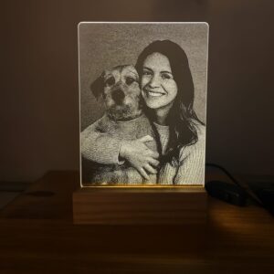 Foto lámpara personalizada de acrílico